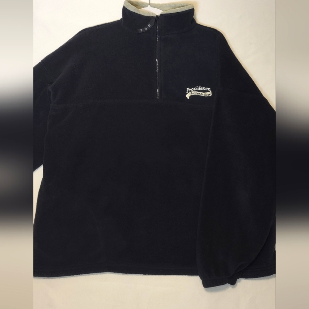 Vintage Black Men's Fleece Pullover Sweater Size XL Providence Authentic Issue